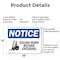 Signmission Sound Horn Before Entering, 18 in W x Rectangle, Aluminum OS-2PACK-NS-A-1218-L-16592 - alternate 6